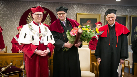 Prof. Dietger Niederwieser doktorem honoris causa Warszawskiego Uniwersytetu Medycznego